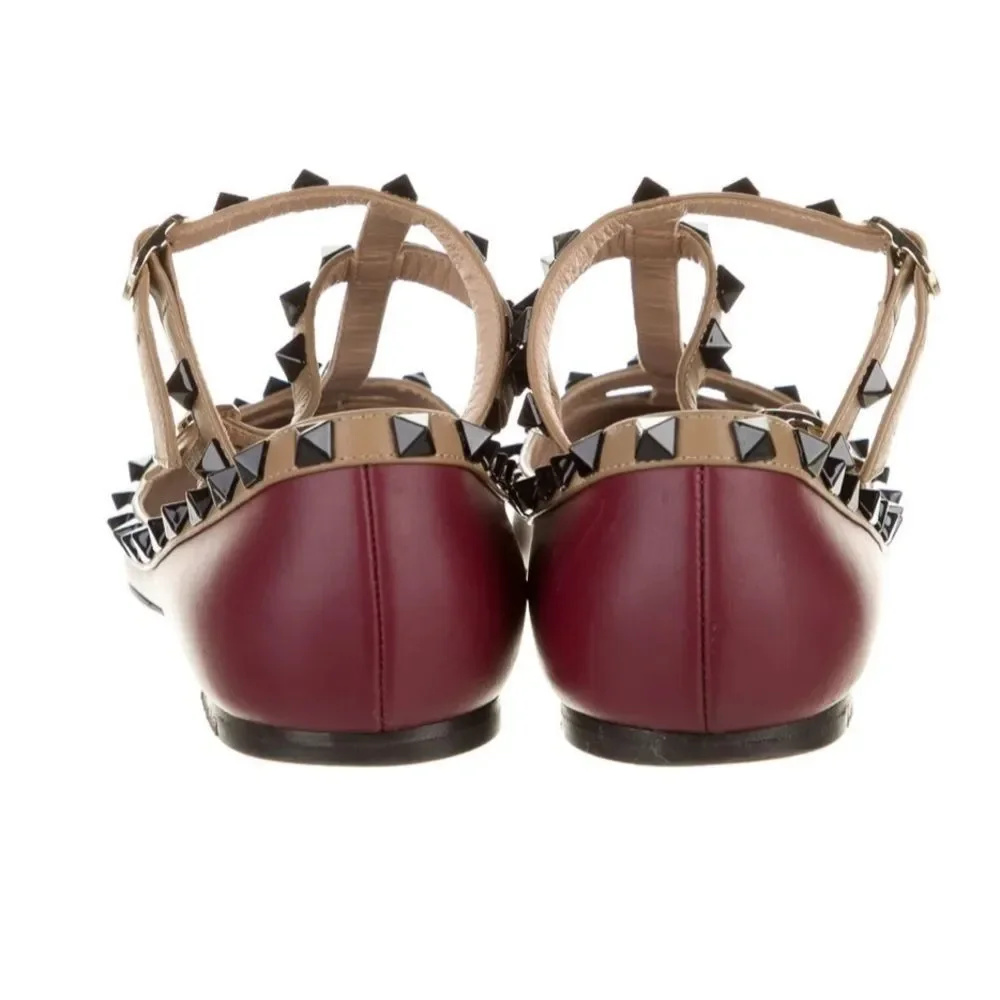 Authentic genuine Valentino Rockstud flat